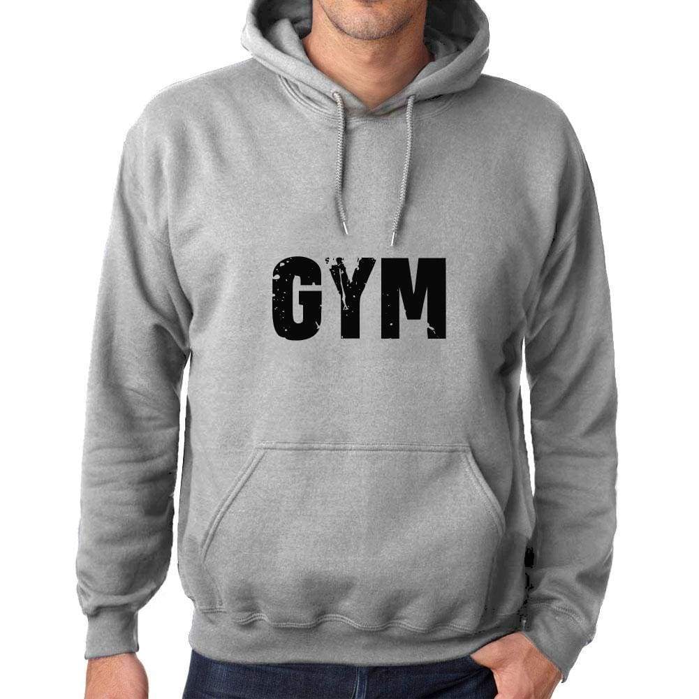 Unisex Printed Graphic Cotton Hoodie Popular Words Gym Grey Marl - Grey Marl / Xs / Cotton - Hoodies