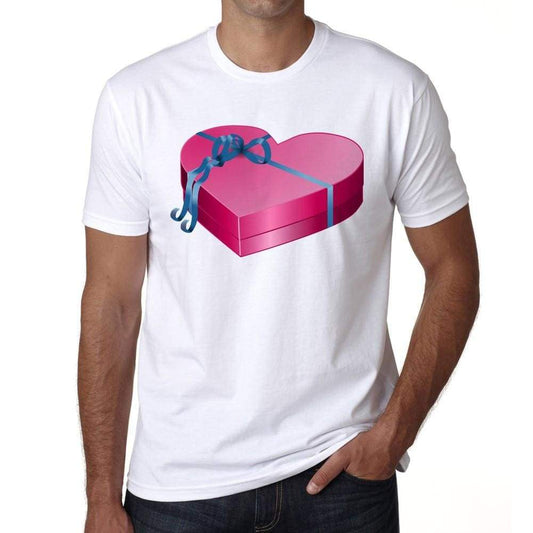 Valentines Day - Gift Box 2 Mens Tee White 100% Cotton 00156