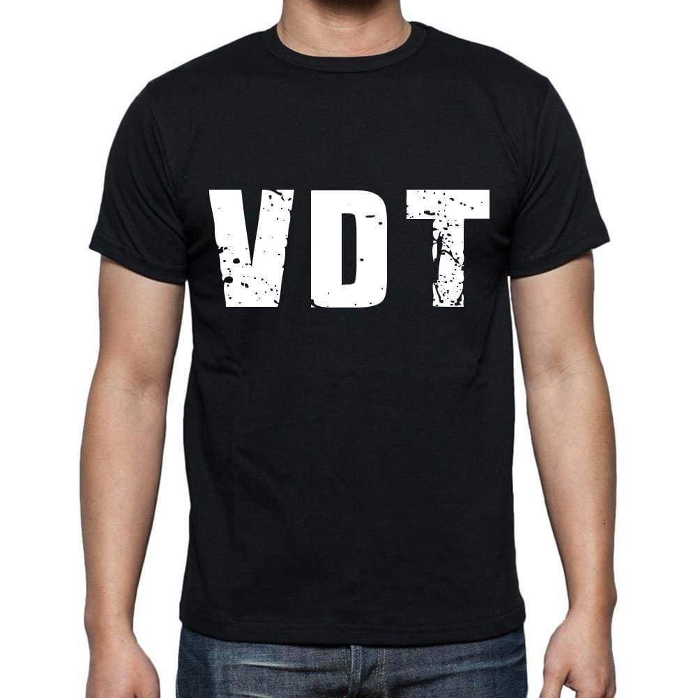 Vdt Men T Shirts Short Sleeve T Shirts Men Tee Shirts For Men Cotton Black 3 Letters - Casual