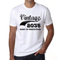 Vintage Aged To Perfection 2035 White Mens Short Sleeve Round Neck T-Shirt Gift T-Shirt 00342 - White / S - Casual
