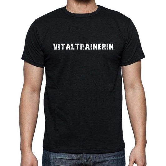 Vitaltrainerin Mens Short Sleeve Round Neck T-Shirt - Casual
