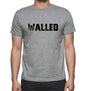 Walled Grey Mens Short Sleeve Round Neck T-Shirt 00018 - Grey / S - Casual