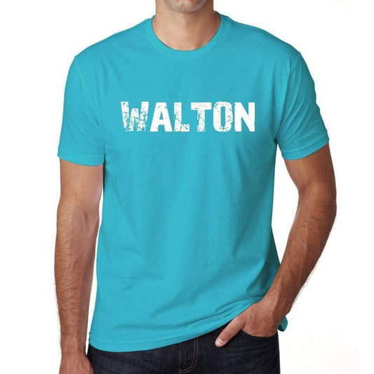 Walton Mens Short Sleeve Round Neck T-Shirt 00020 - Blue / S - Casual