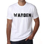 Warden Mens T Shirt White Birthday Gift 00552 - White / Xs - Casual