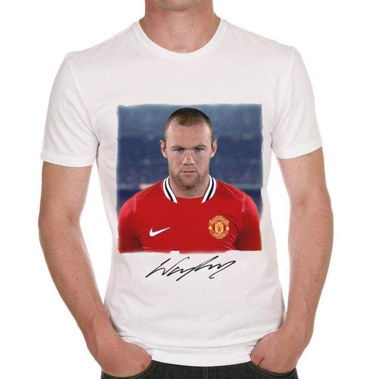 Wayne Rooney Soccer Football T-Shirt For Mens Short Sleeve Cotton Tshirt Men T Shirt 00034 - T-Shirt