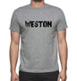 Weston Grey Mens Short Sleeve Round Neck T-Shirt 00018 - Grey / S - Casual