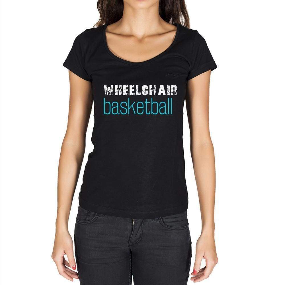 Wheelchair Basketball T-Shirt For Women T Shirt Gift Black - T-Shirt