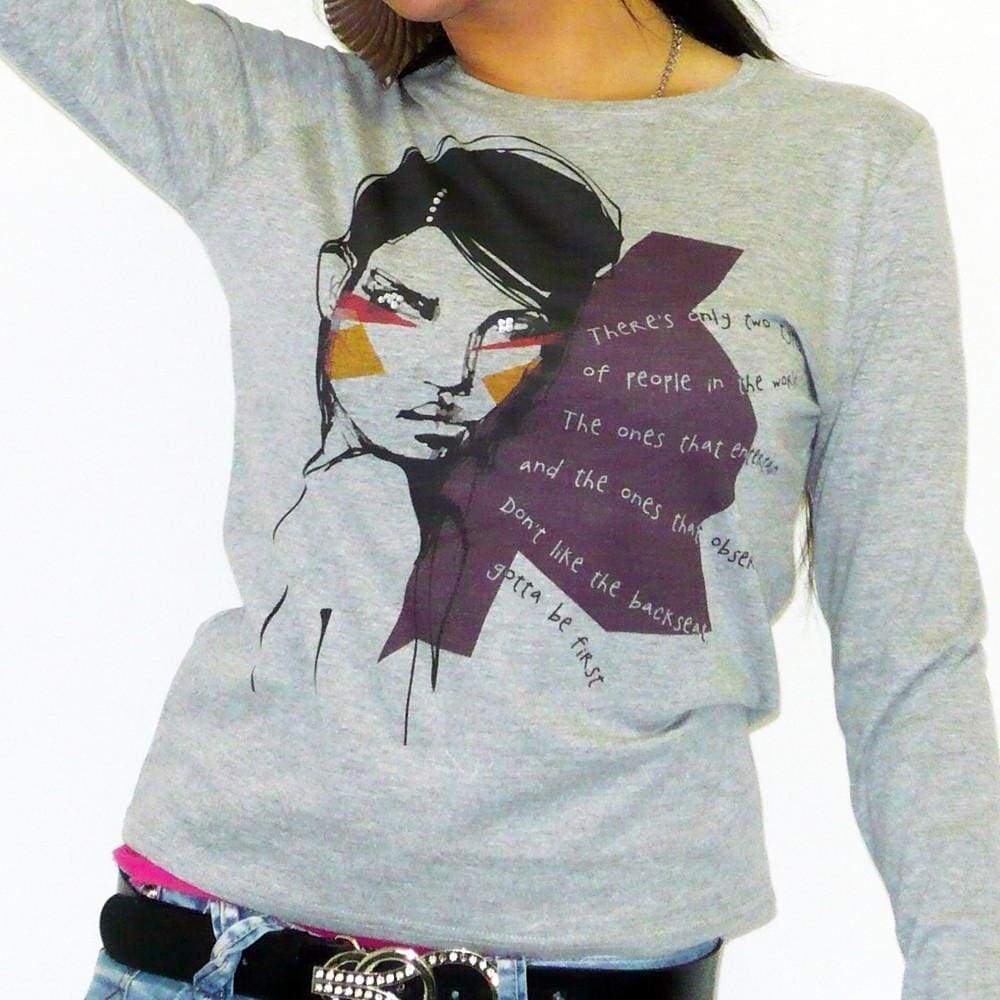 Womens Long Sleeve One In The City Najra 00275