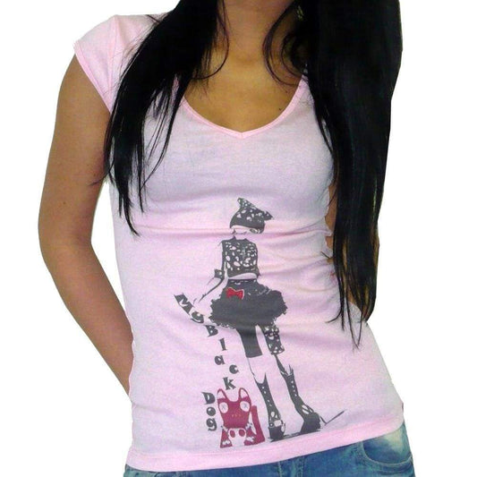 Womens T-Shirt One In The City My Black Dog