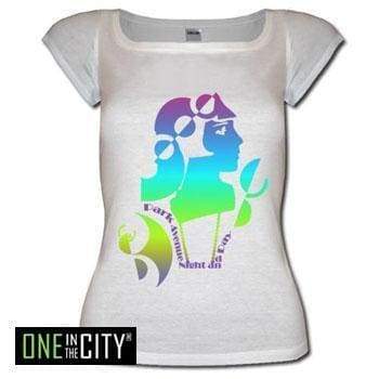 Womens T-Shirt One In The City Night And Day Short-Sleeve Top