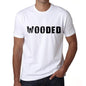 Wooded Mens T Shirt White Birthday Gift 00552 - White / Xs - Casual
