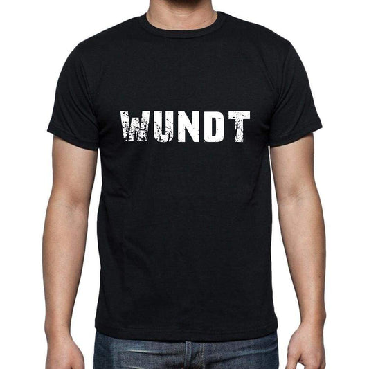 wundt Men's Short Sleeve Round Neck T-shirt , 5 letters Black , word 00006 - Ultrabasic